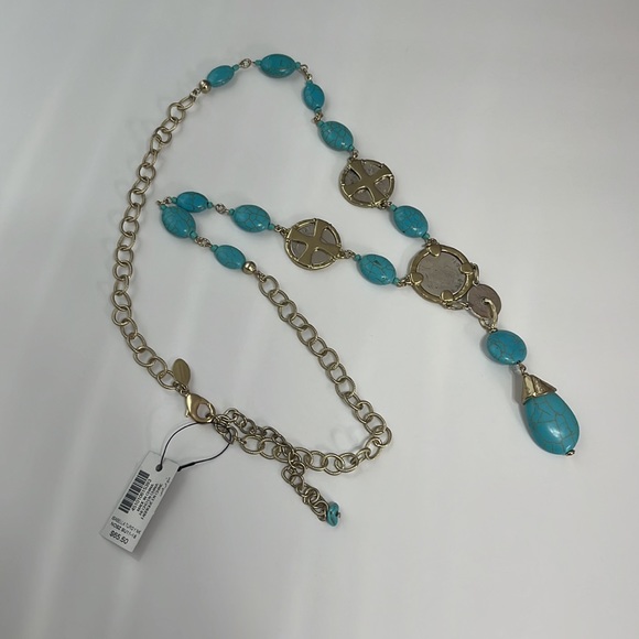 NWT Chico’s Coin & Turquoise Chain - Picture 14 of 14
